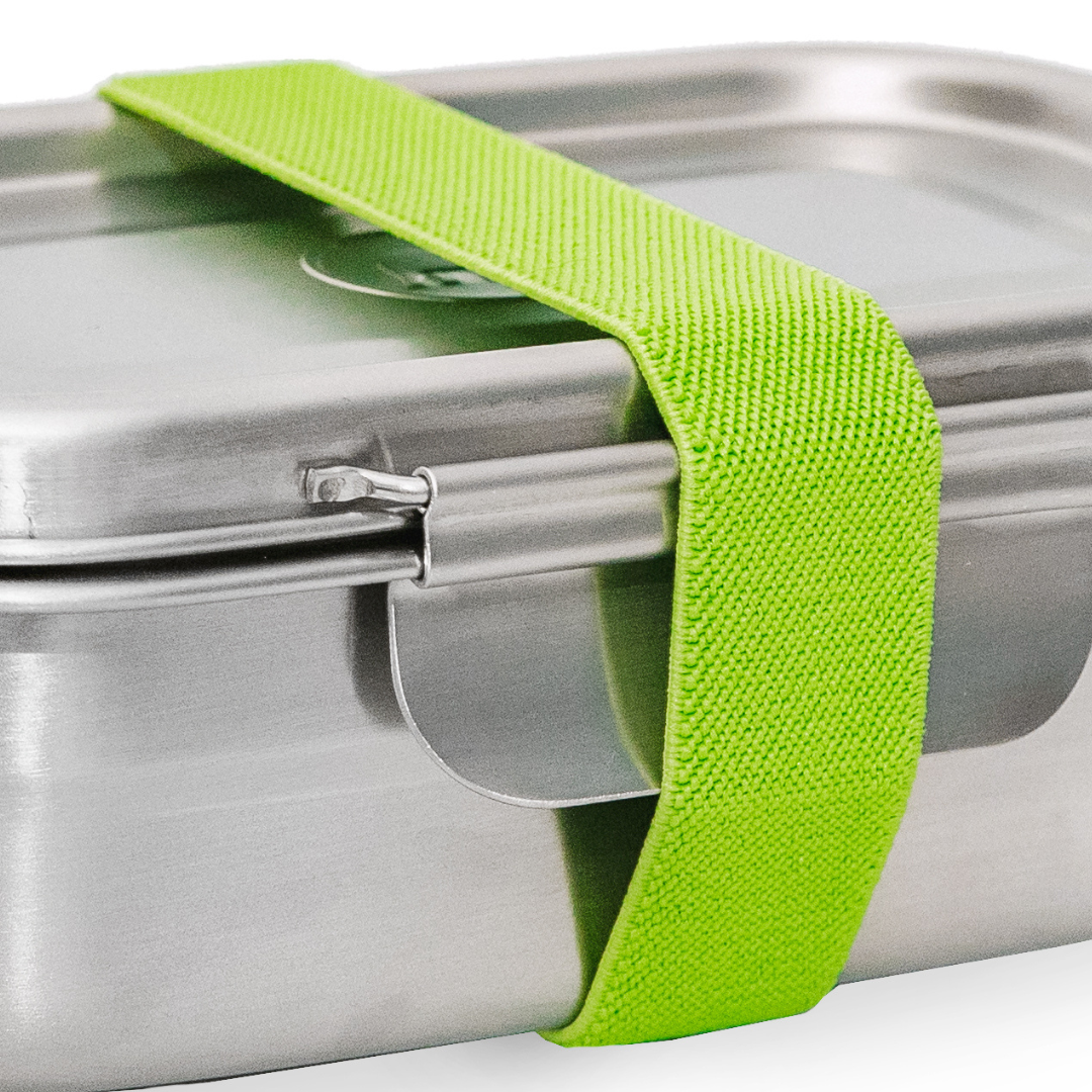 Elephant Box - Stretchy Green Band for Lunchboxes