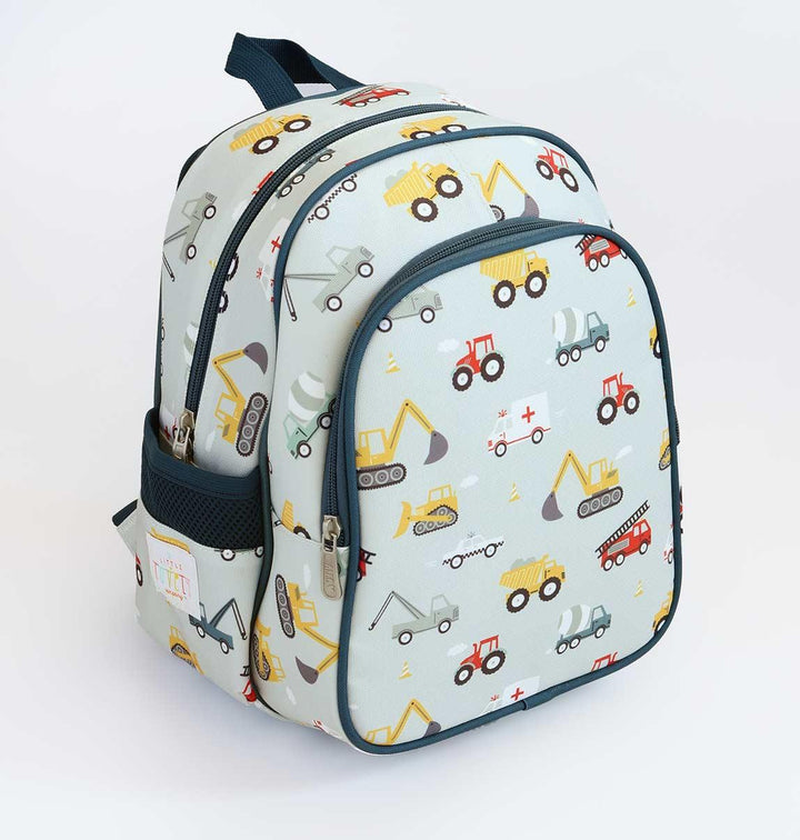 A Little Lovely Company - Backpack with Insulated Pocket: Vehicles