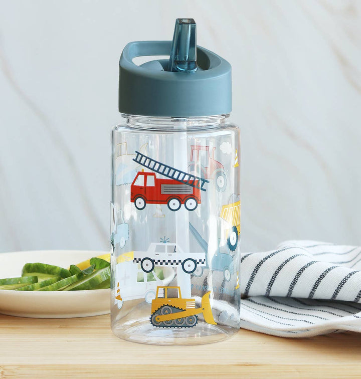 A Little Lovely Company - Kids Drink/Water Bottle: Vehicles