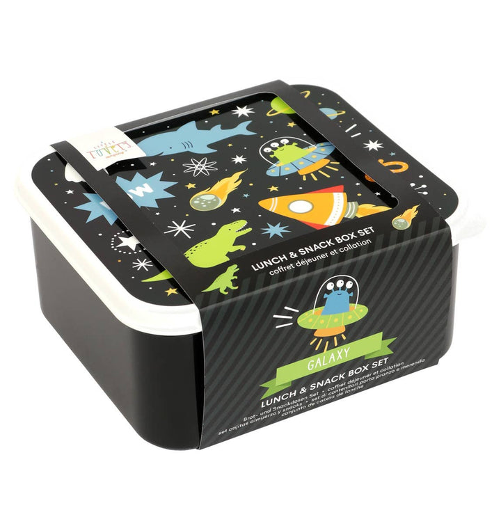 A Little Lovely Company - Lunch & Snack Box Set: Galaxy