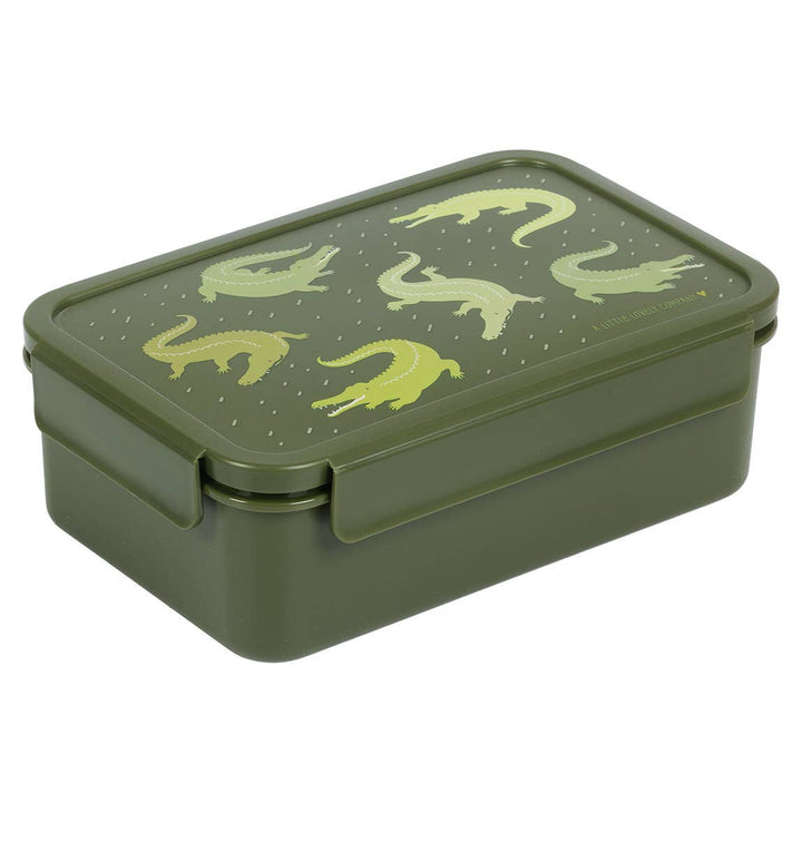A Little Lovely Company - Bento Lunch Box: Crocodiles