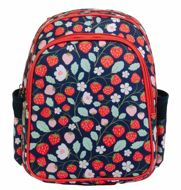A Little Lovely Company - Backpack with Insulated Pocket: Strawberries