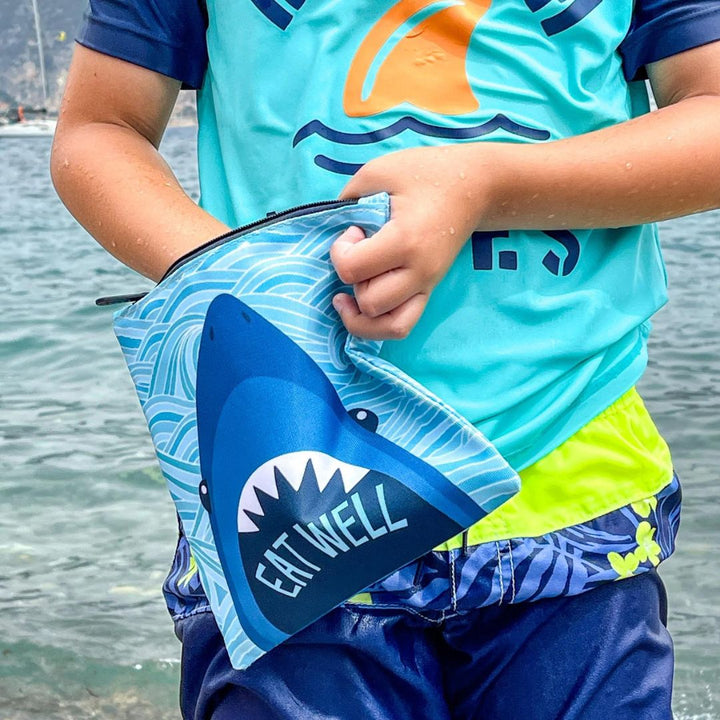 Yumbox Reusable Sandwich Bag - Set of 2 - Sharks Duo