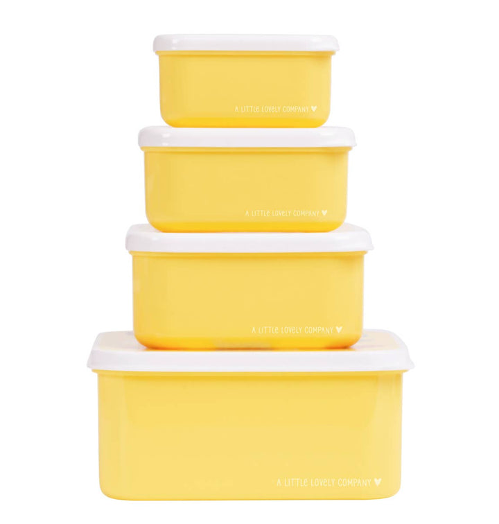 A Little Lovely Company - Lunch & Snack Box Set: Animal friends
