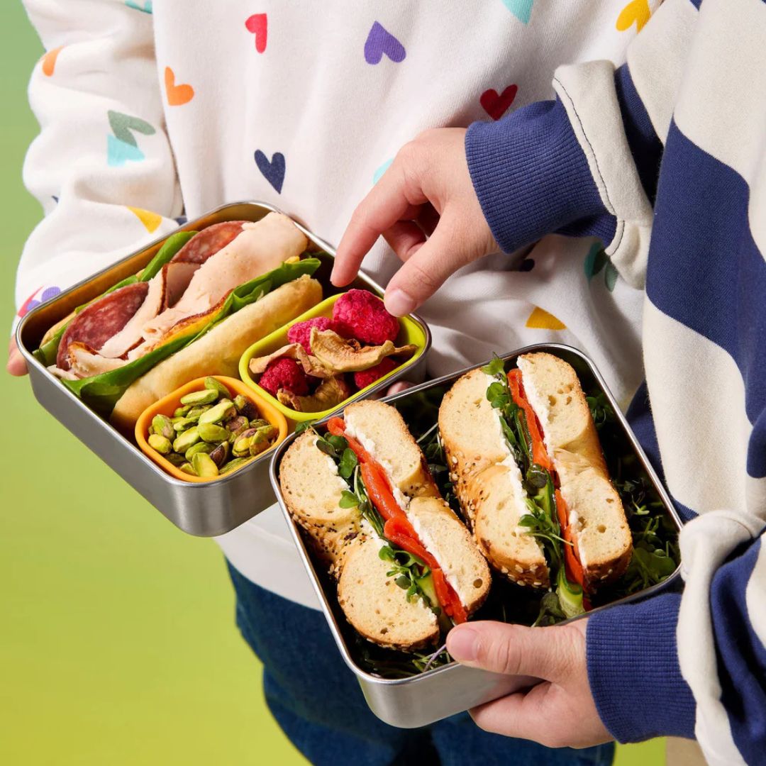 PlanetBox Trailblazer - Stainless Steel Sandwich Box