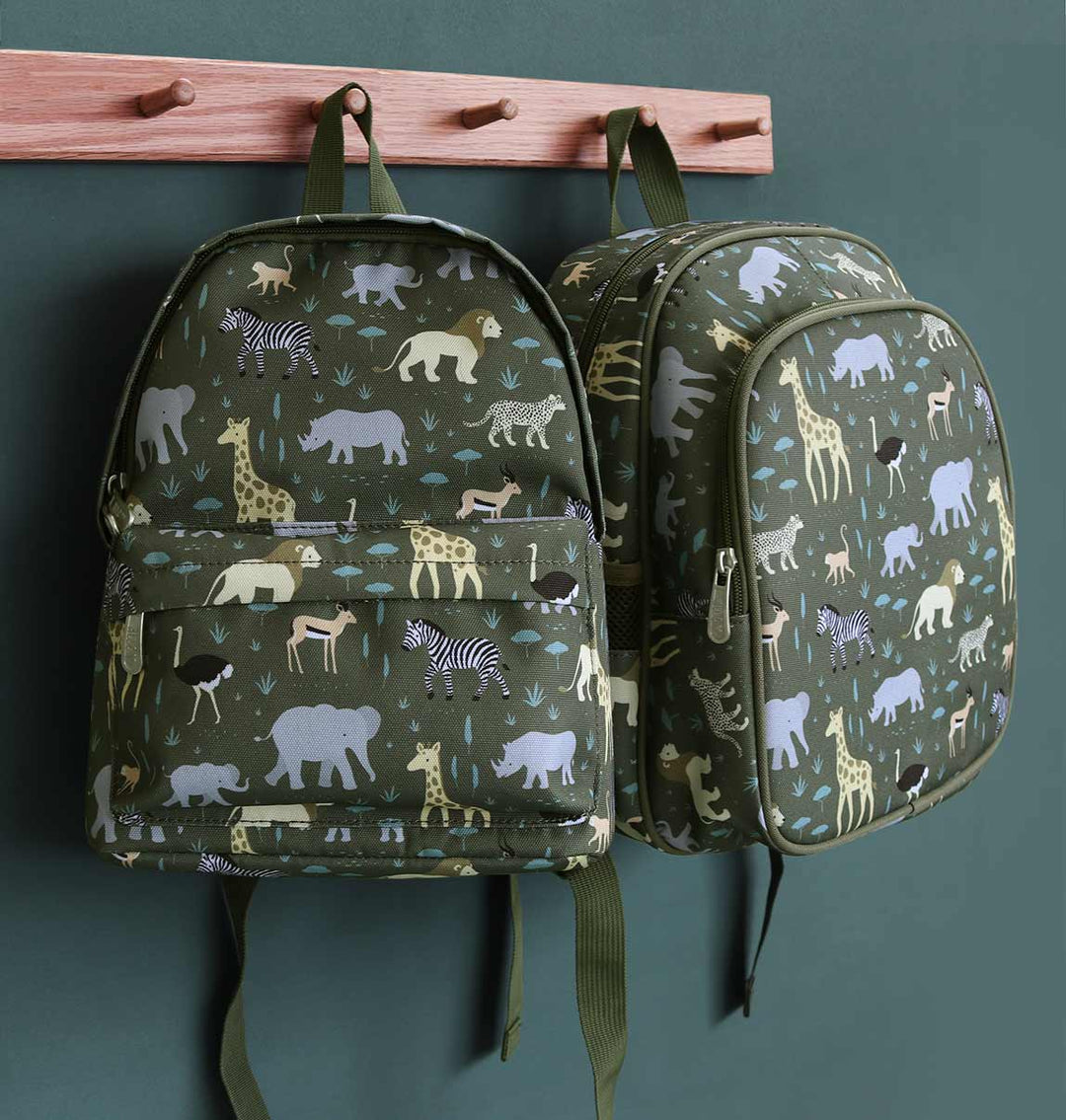 A Little Lovely Company - Backpack with Insulated Pocket: Savanna
