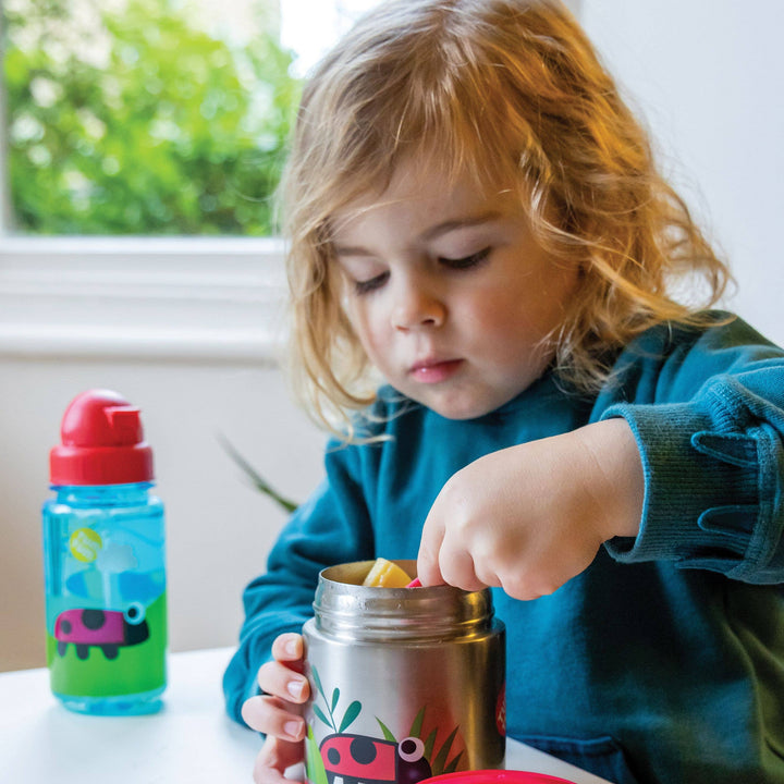 Tum Tum - Thermal Food Flask w/ Magnetic Spork - Ladybird