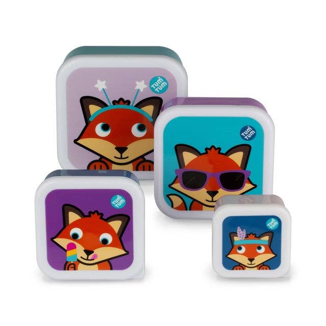 Tum Tum -  Nesting Snack Pots - Set of 4 - Felicity Fox