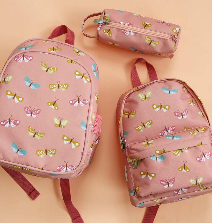 A Little Lovely Company - Backpack with Insulated Pocket: Butterflies