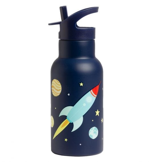 A Lovely Little Company - Kids Stainless Steel Drink / Water Bottle: Space