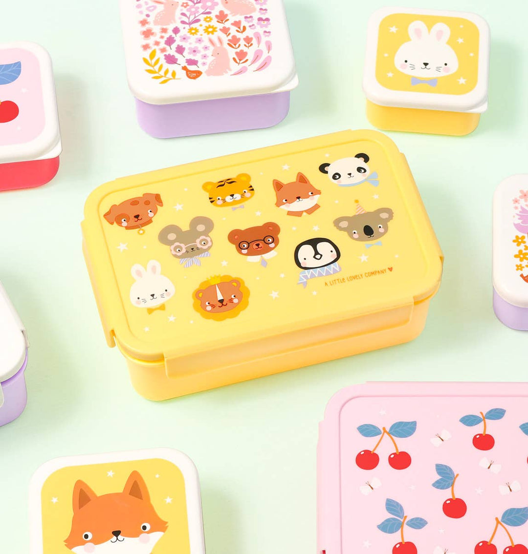 A Little Lovely Company - Bento Lunch Box: Animal friends