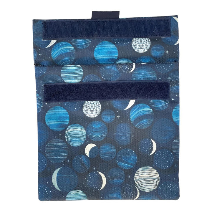 Yumbox Reusable Sandwich Bag - Set of 2 - Navy & Lunar Phases