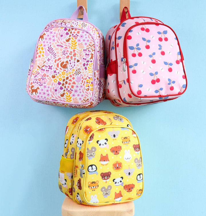 A Little Lovely Company - Backpack with Insulated Pocket: Animal Friends
