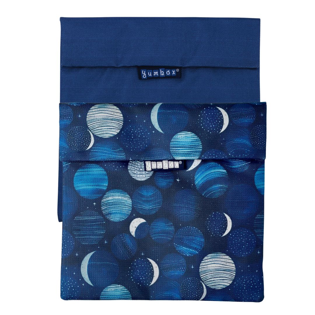 Yumbox Reusable Sandwich Bag - Set of 2 - Navy & Lunar Phases