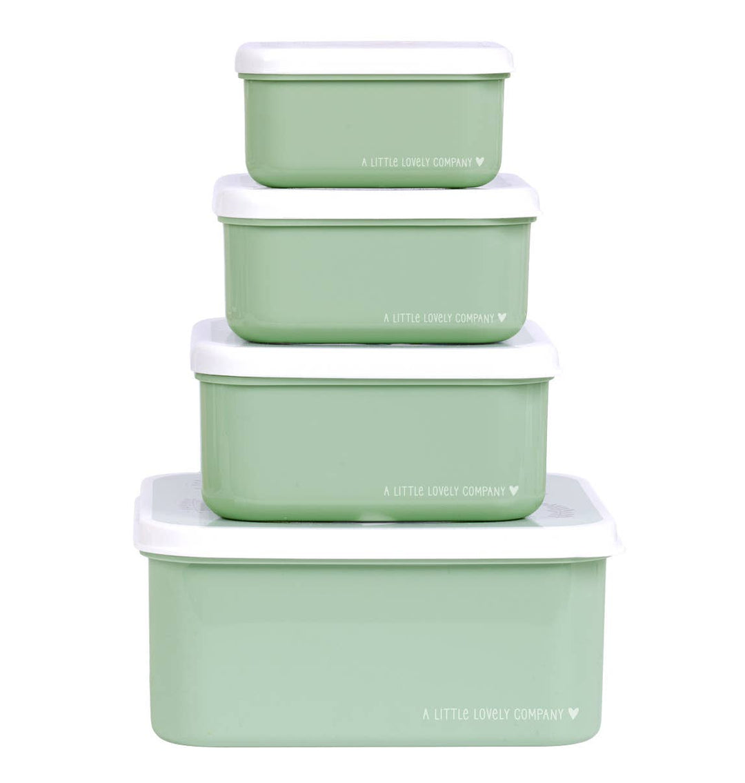 A Little Lovely Company - Lunch & Snack Box Set: Forest Friends