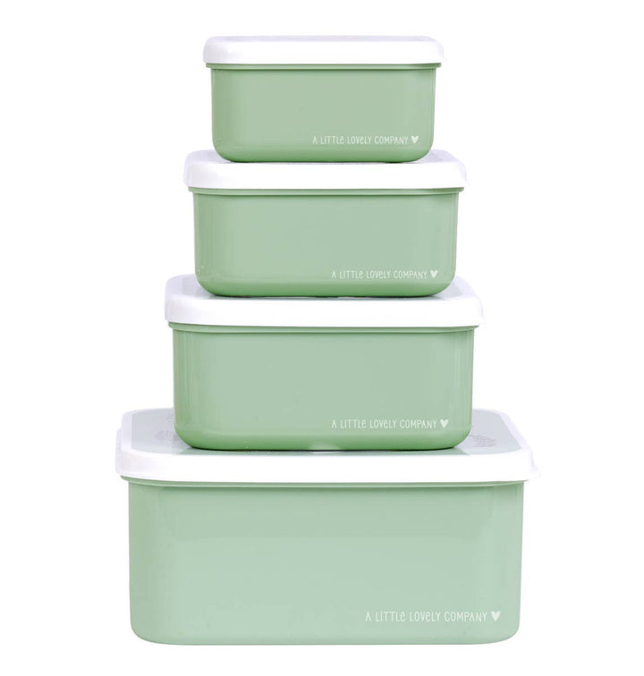 A Little Lovely Company - Lunch & Snack Box Set: Forest Friends