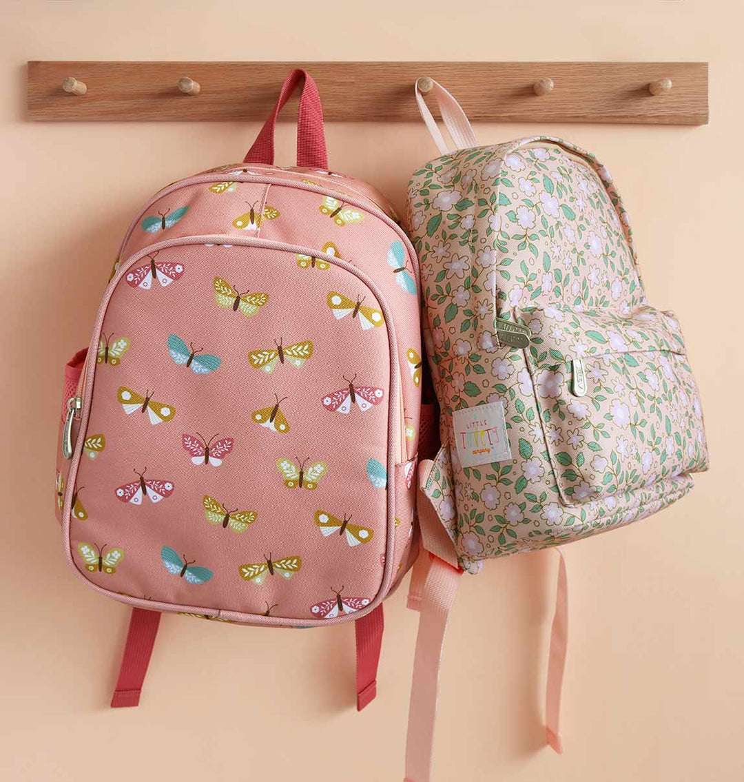 A Little Lovely Company - Backpack with Insulated Pocket: Butterflies