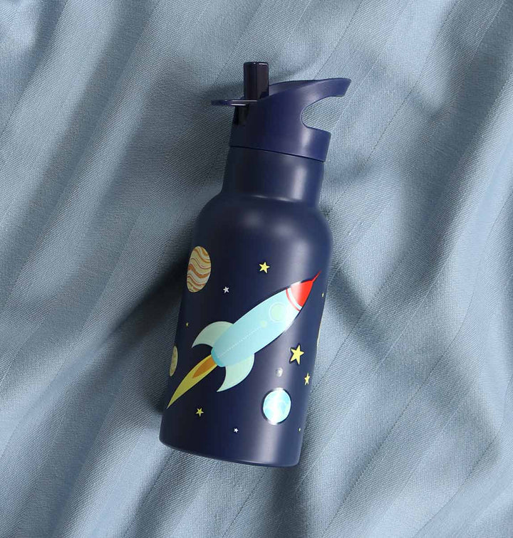 A Lovely Little Company - Kids Stainless Steel Drink / Water Bottle: Space