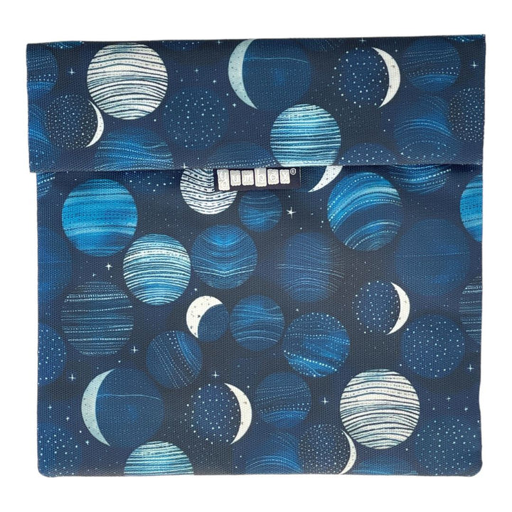 Yumbox Reusable Sandwich Bag - Set of 2 - Navy & Lunar Phases