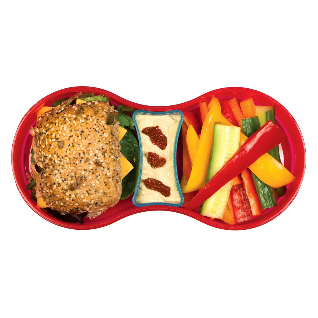 Tum Tum - Lunch Set With Dipping Pot Separator - Bugs