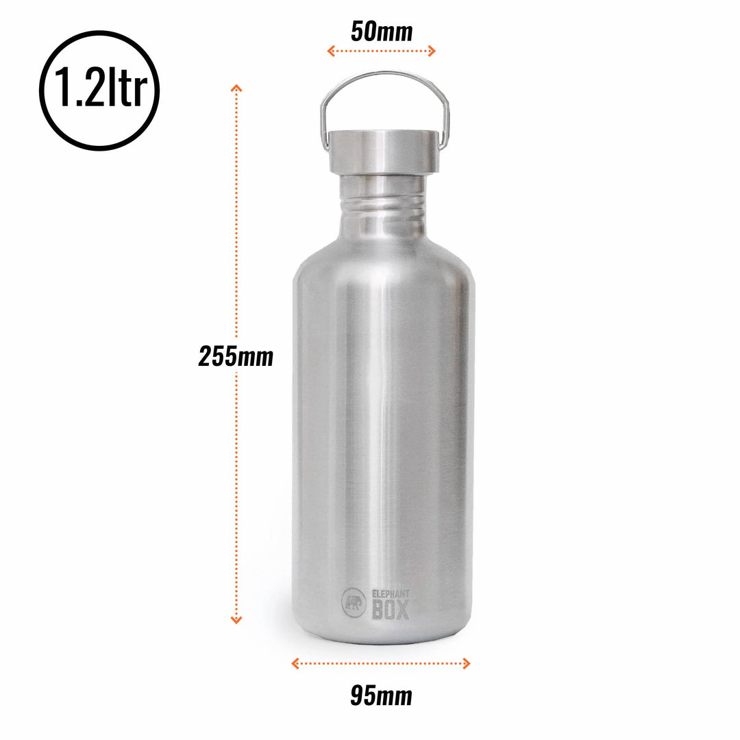 Elephant Box - Stainless Steel Water Bottle 1.2L