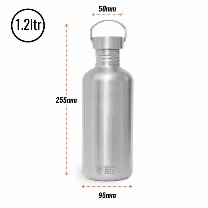 Elephant Box - Stainless Steel Water Bottle 1.2L