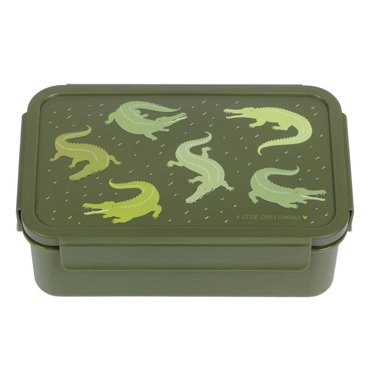 A Little Lovely Company - Bento Lunch Box: Crocodiles