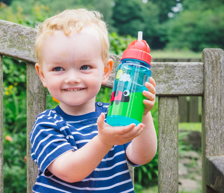 Tum Tum - Flip Top Water Bottle - Bugs