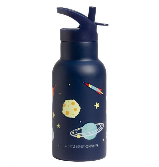 A Lovely Little Company - Kids Stainless Steel Drink / Water Bottle: Space