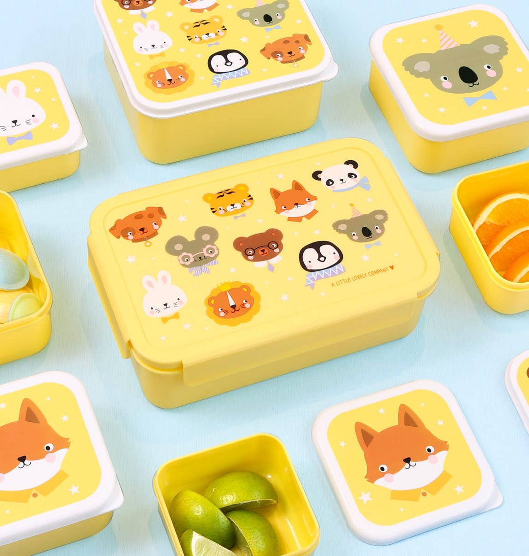 A Little Lovely Company - Bento Lunch Box: Animal friends
