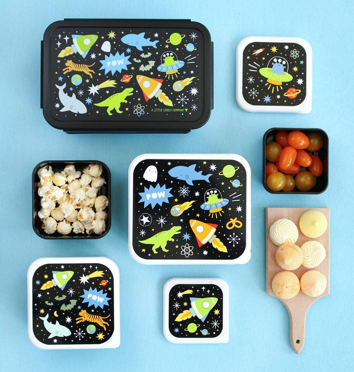 A Little Lovely Company - Lunch & Snack Box Set: Galaxy