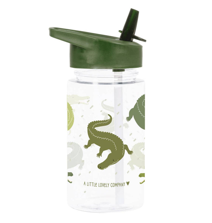 A Little Lovely Company - Kids Drink/Water Bottle: Crocodiles