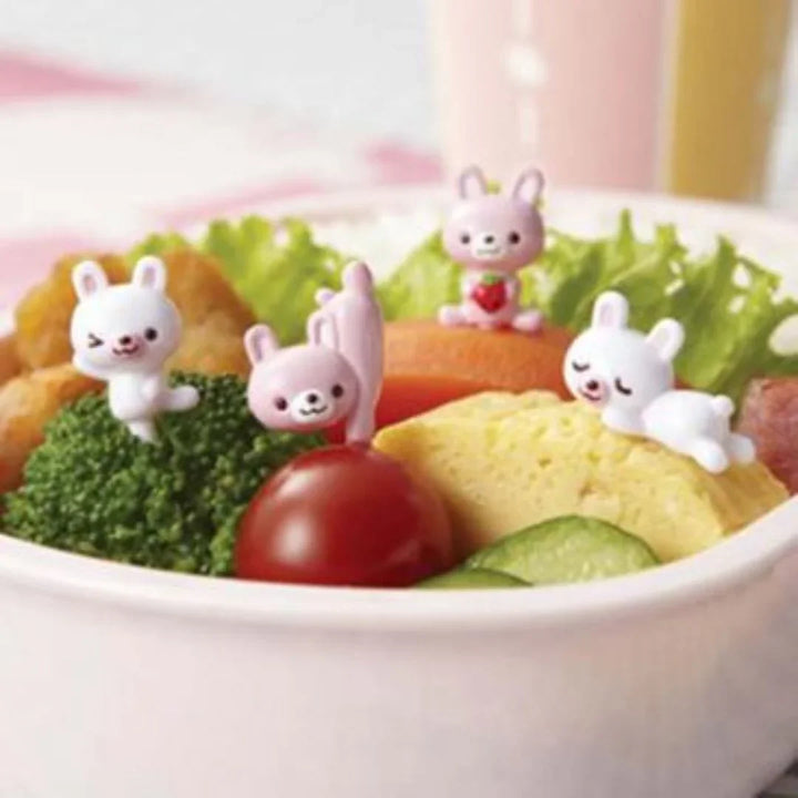 Torune Rabbit Bento Picks - Pack of 8