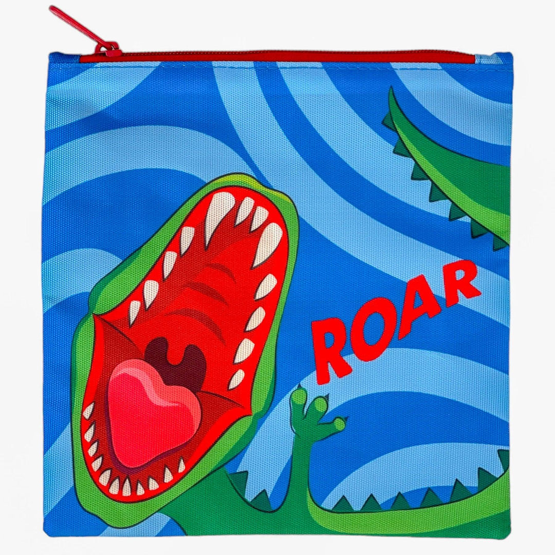 Yumbox Reusable Sandwich Bag - Set of 2 - Navy & Dino