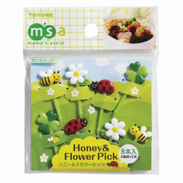 Honey & Flower Bento Picks