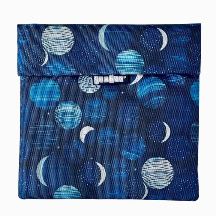 Yumbox Reusable Sandwich Bag - Set of 2 - Navy & Lunar Phases
