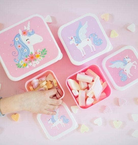 A Lovely Little Company - Lunch & Snack Box Set: Unicorn - ScandiBugs