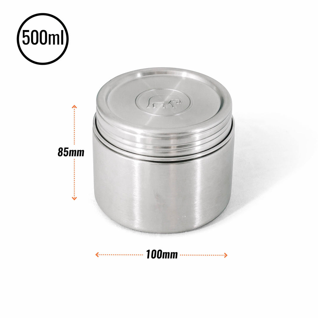 Elephant Box - Twist & Lock Food Canister 500ml