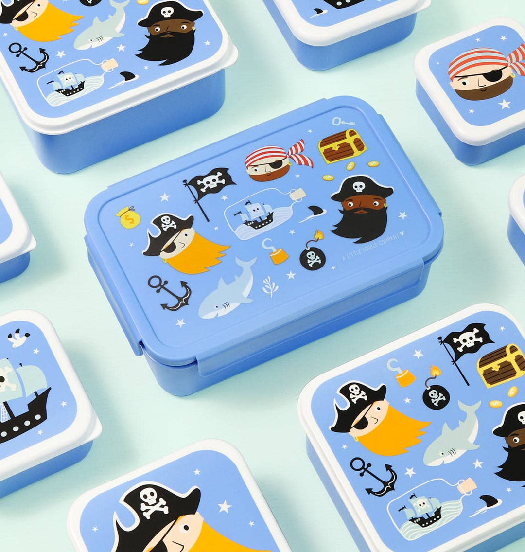 A Little Lovely Company - Bento Lunch Box: Pirates