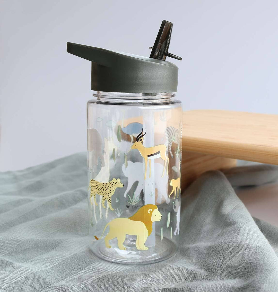 A Little Lovely Company - Kids Drink/Water Bottle: Savanna