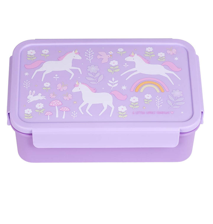 A Little Lovely Company - Bento Lunch Box: Unicorn dreams