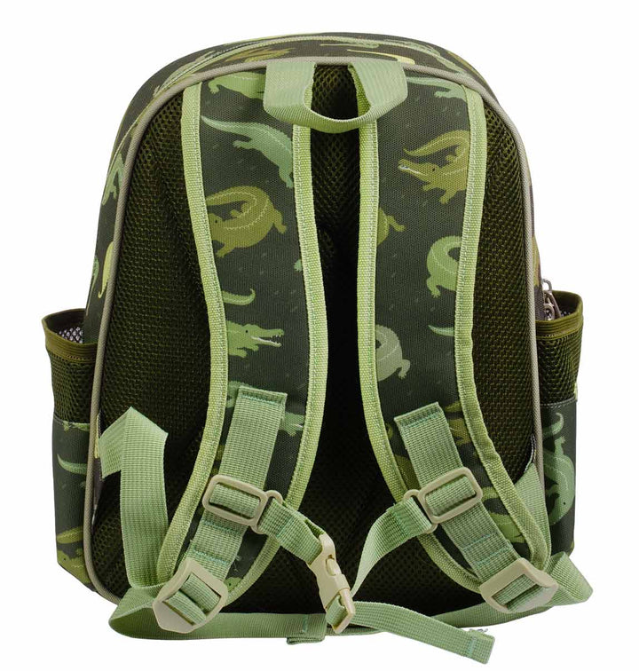 A Little Lovely Company - Backpack with Insulated Pocket: Crocodiles