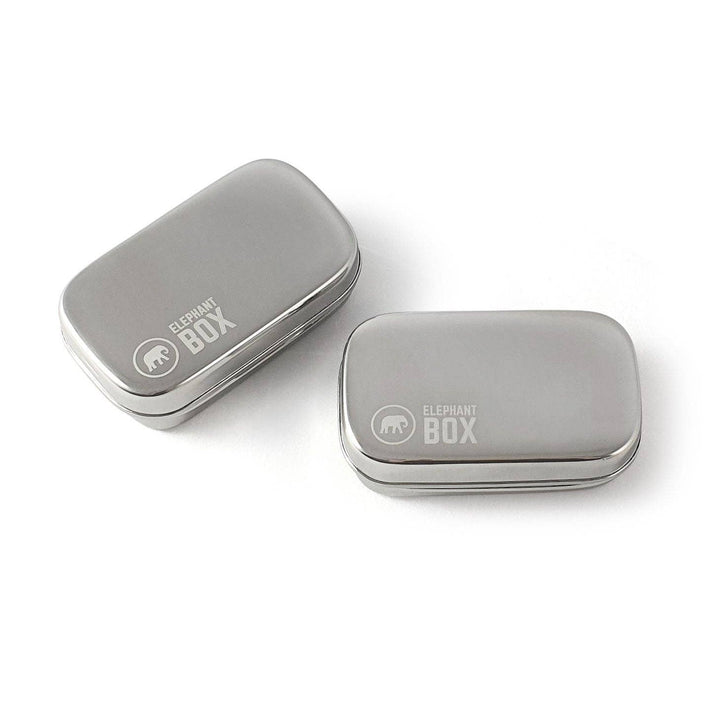 Elephant Box - Stainless Steel Mini Snack Pod Pair