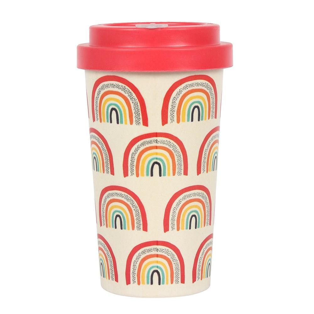 Bamboo Eco Travel Mug - Rainbow Print : ScandiBugs