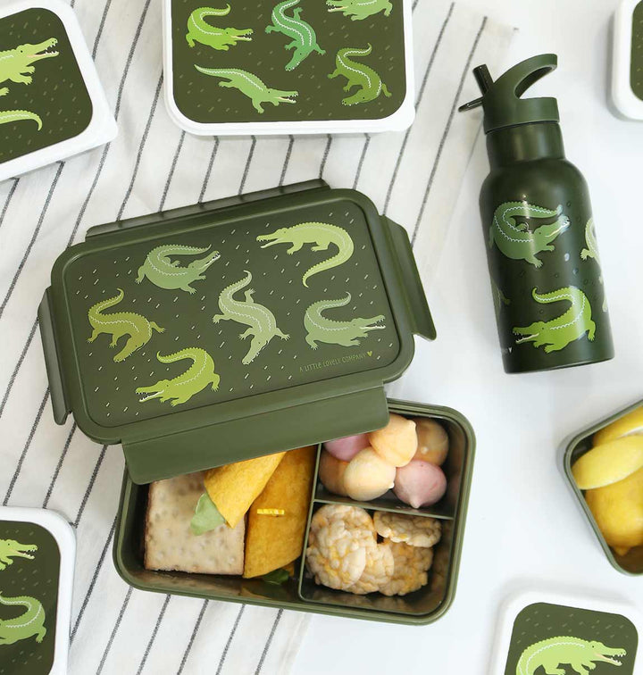 A Little Lovely Company - Bento Lunch Box: Crocodiles