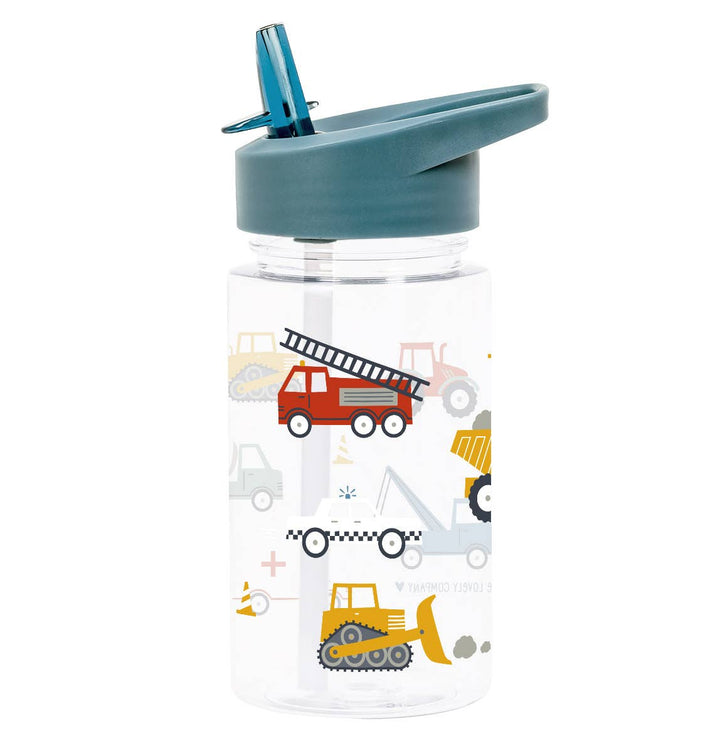 A Little Lovely Company - Kids Drink/Water Bottle: Vehicles