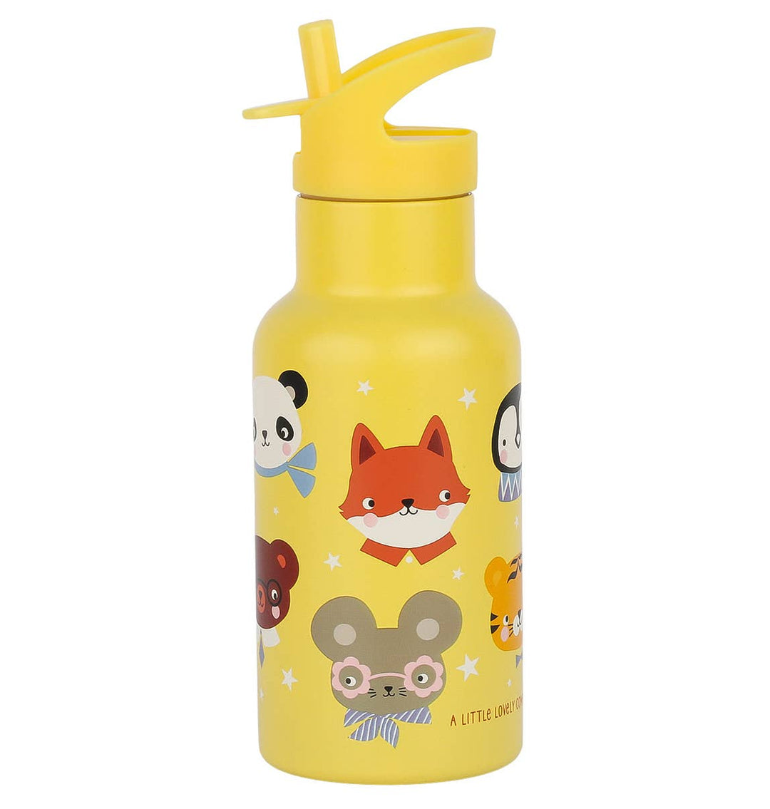 A Little Lovely Company - Kids Stainless Steel Drink / Water Bottle: Animal Friends