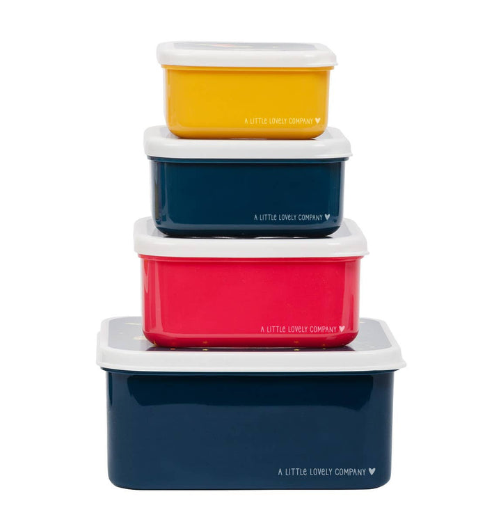 A Little Lovely Company - Lunch & Snack Box Set: Space