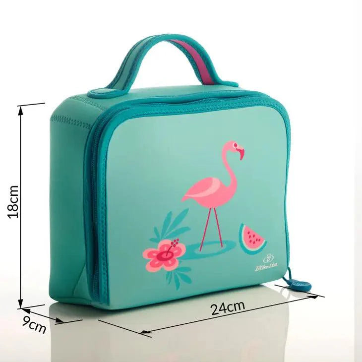Bibetta Lunch Bag - Flamingos - ScandiBugs