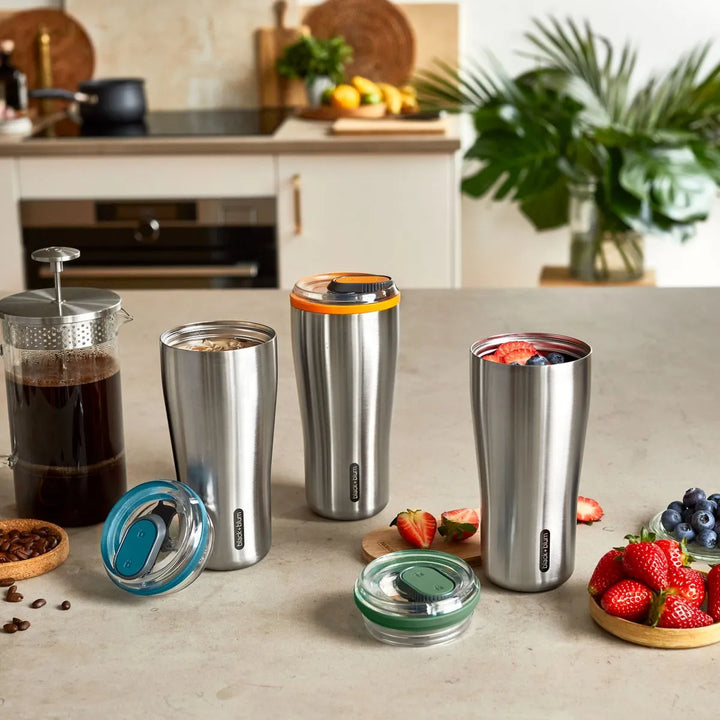 Black+Blum Insulated Travel Tumbler - Leak Proof Stainless Steel Tumbler 600ml | Ocean